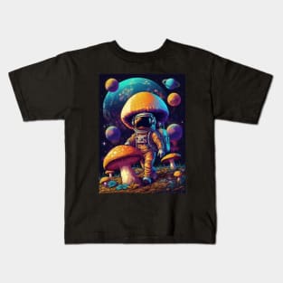 Techno Space Dj - Catsondrugs.com - lsd, acid, drugs, trippy, trip, psychedelic, hippie, drug, funny, science, rave, party, tumblr, weed, mushrooms Kids T-Shirt